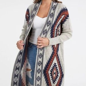 Aztec Cardigan Sweater